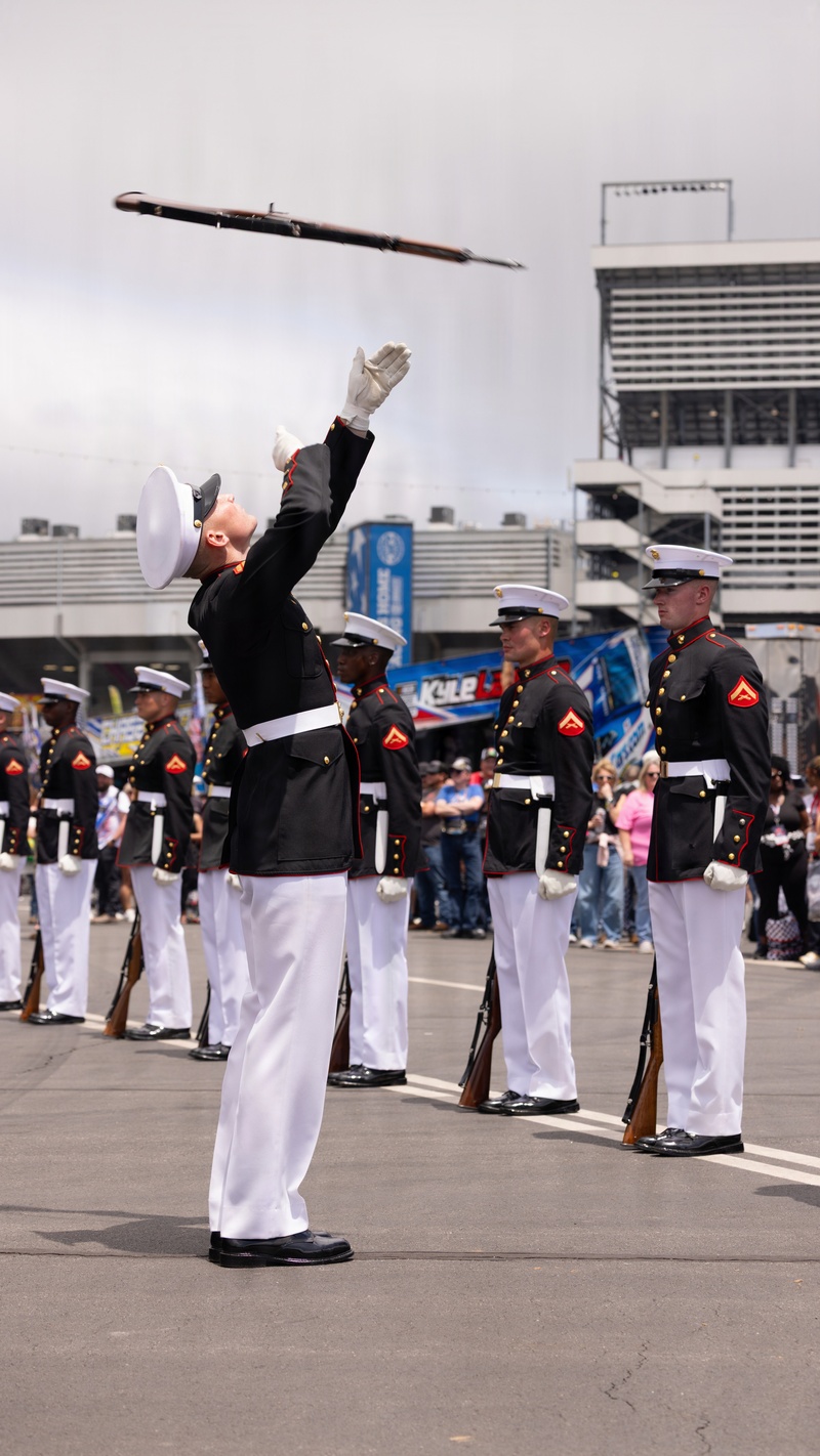 U.S. Marines support the 2026 Coca-Cola 600