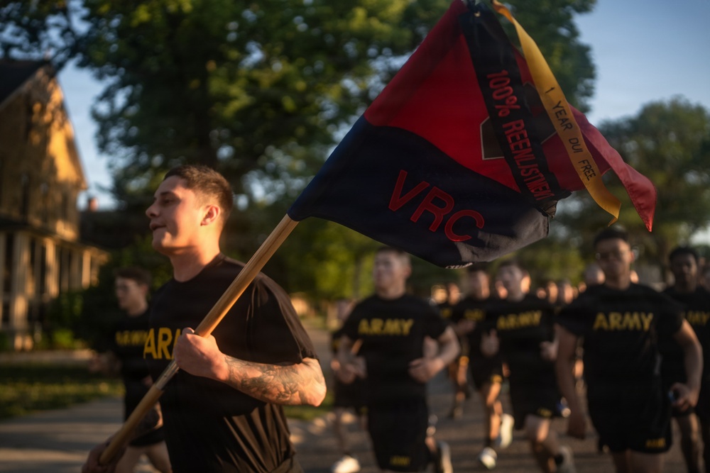 Victory Reception Company Welcome Run
