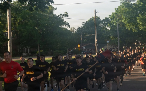 Victory Reception Company Welcome Run