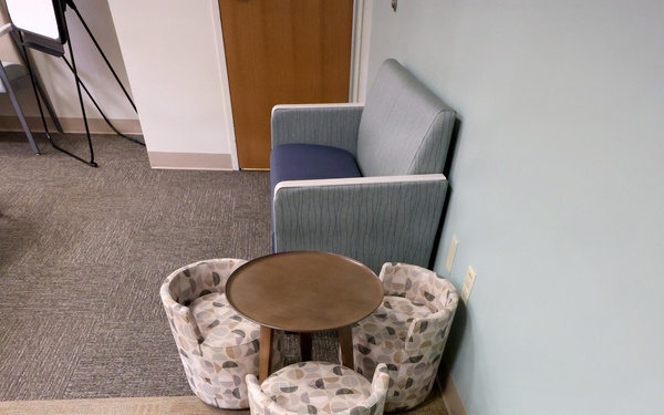 Renovated waiting areas at Mike O’Callaghan Military Medical Center, Nellis Air Force Base, Nevada