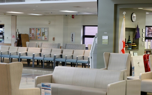 Renovated waiting areas at Mike O’Callaghan Military Medical Center, Nellis Air Force Base, Nevada