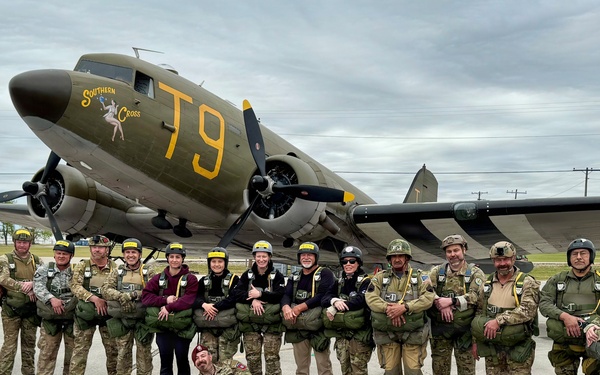 Double amputee paratrooper trains for historic jump into Normandy