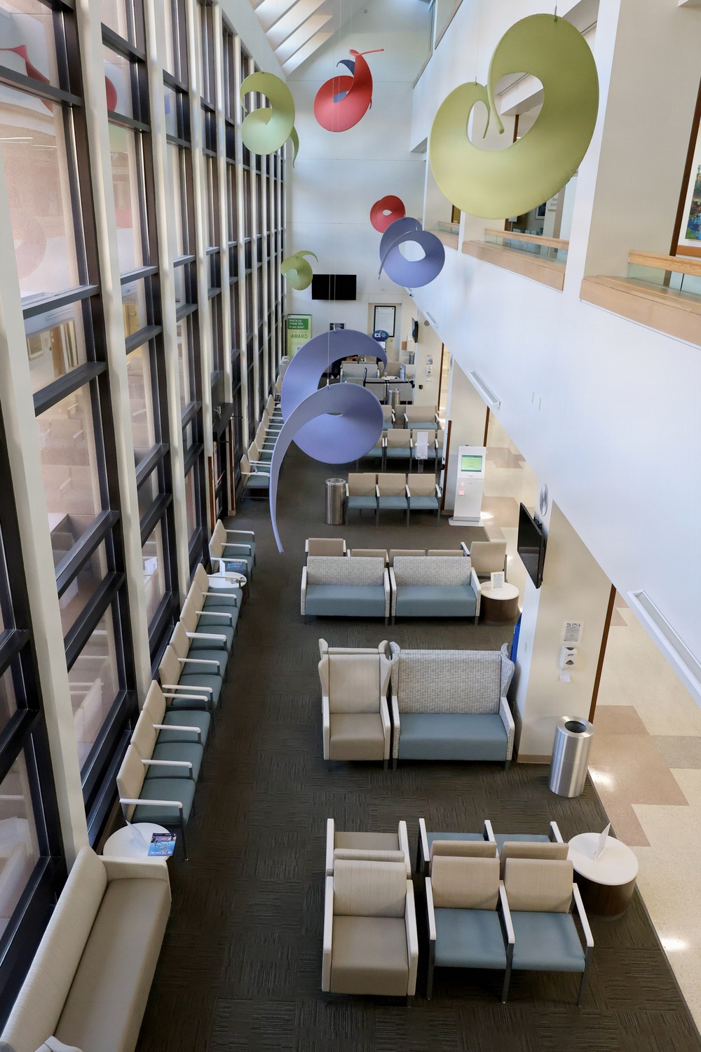 Renovated waiting areas at Mike O’Callaghan Military Medical Center, Nellis Air Force Base, Nevada