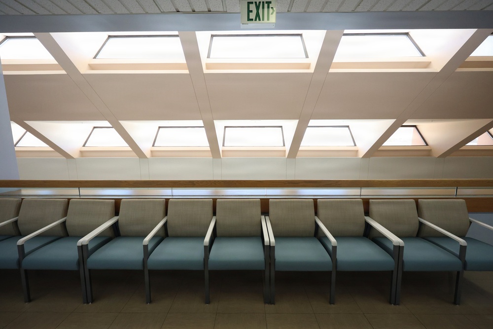 Renovated waiting areas at Mike O’Callaghan Military Medical Center, Nellis Air Force Base, Nevada