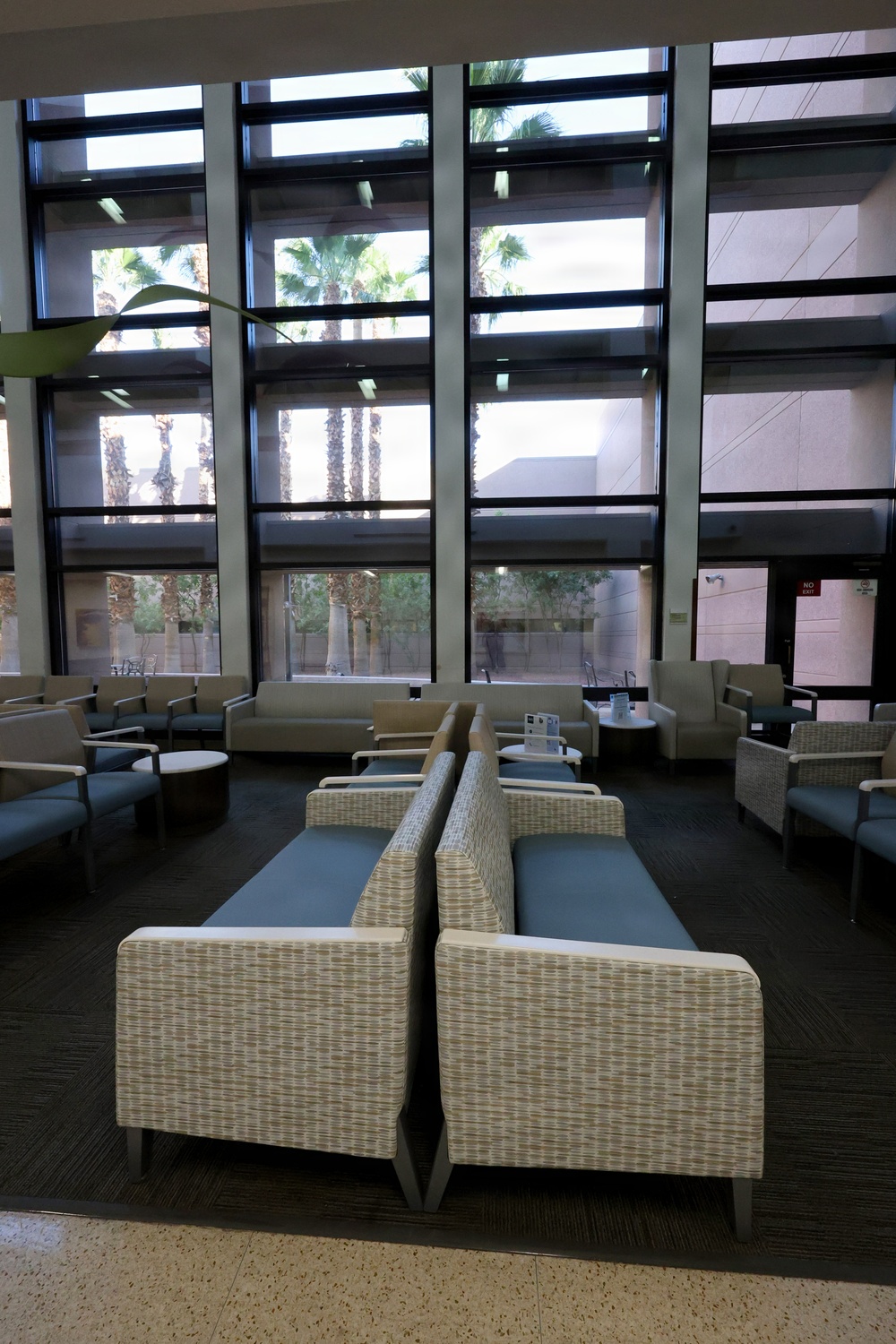 Renovated waiting areas at Mike O’Callaghan Military Medical Center, Nellis Air Force Base, Nevada