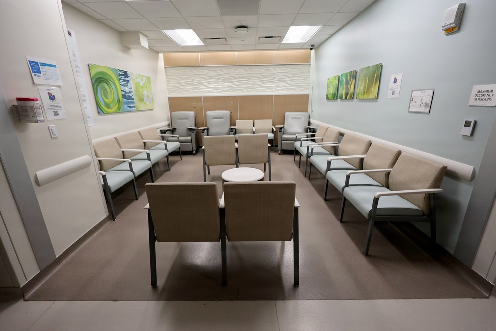 Renovated waiting areas at Mike O’Callaghan Military Medical Center, Nellis Air Force Base, Nevada