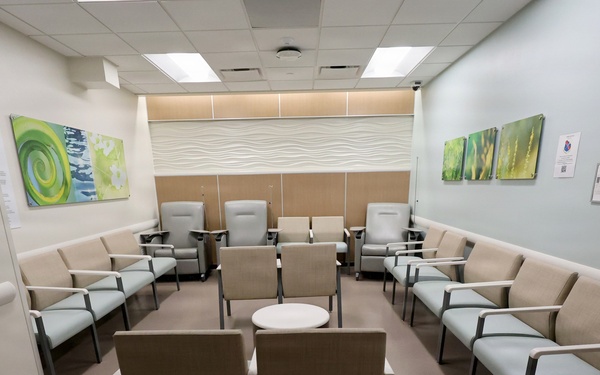 Renovated waiting areas at Mike O’Callaghan Military Medical Center, Nellis Air Force Base, Nevada