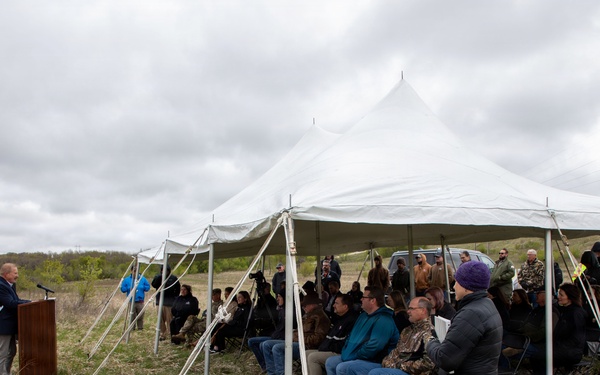 Pipestem Dam spillway modification project completion celebrated with ribbon cutting