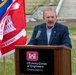 Pipestem Dam spillway modification project completion celebrated with ribbon cutting