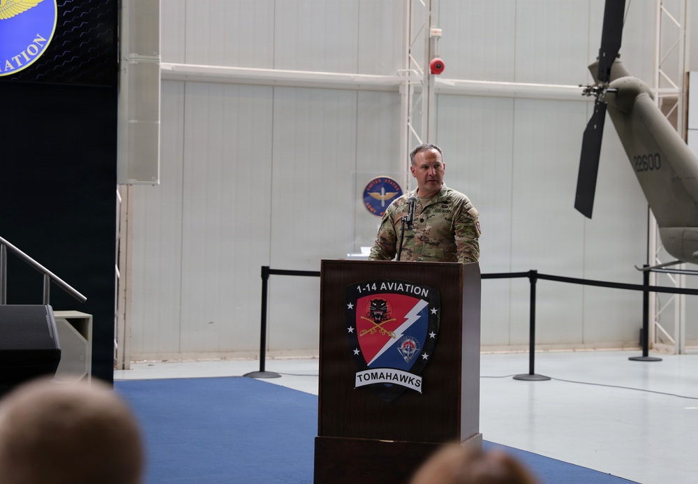 1-14th Aviation Change of Command