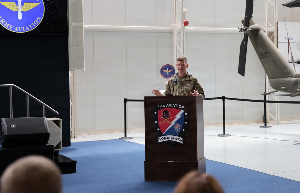 1-14th Aviation Change of Command