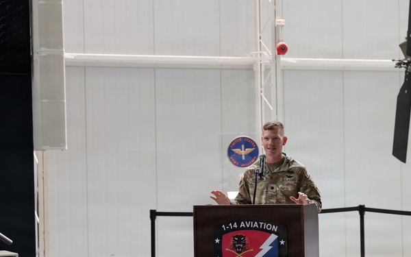 1-14th Aviation Change of Command