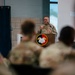 U.S. Army Command Sgt. Maj. Bodmer Gives a Speech during the Best Squad Competition Ceremony