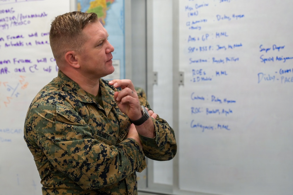 337th Air Control Squadron welcomes first Marine Corps instructor