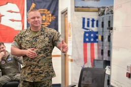 337th Air Control Squadron welcomes first Marine Corps instructor
