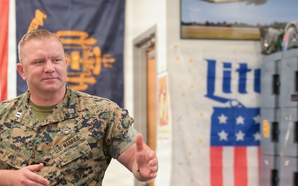 337th Air Control Squadron welcomes first Marine Corps instructor