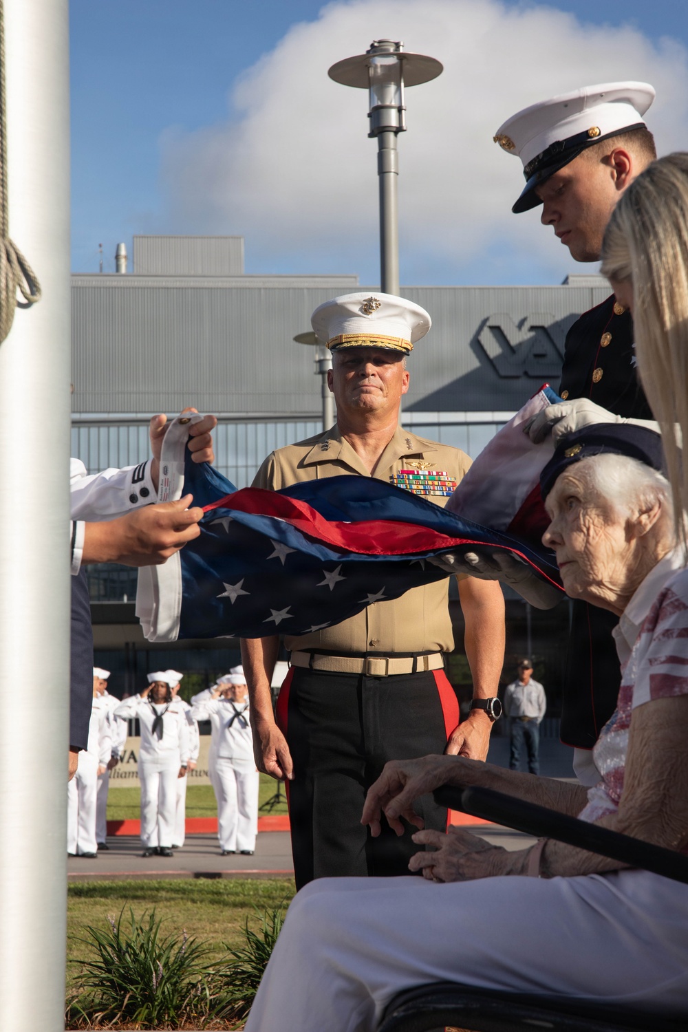 Service Members and Veterans Kickoff Sail 250 New Orleans at the Veterans Affairs Hospital