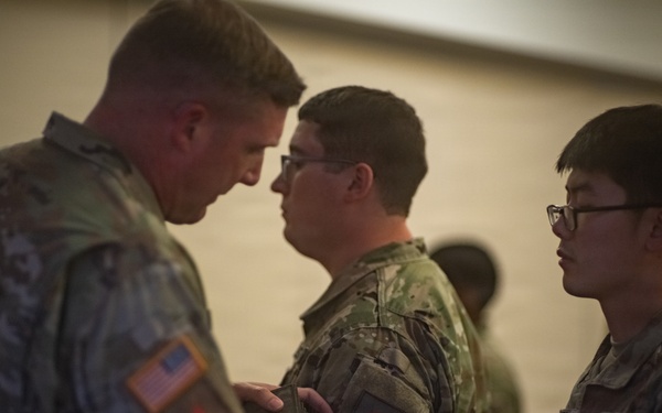 Victory Reception Company Patching Ceremony