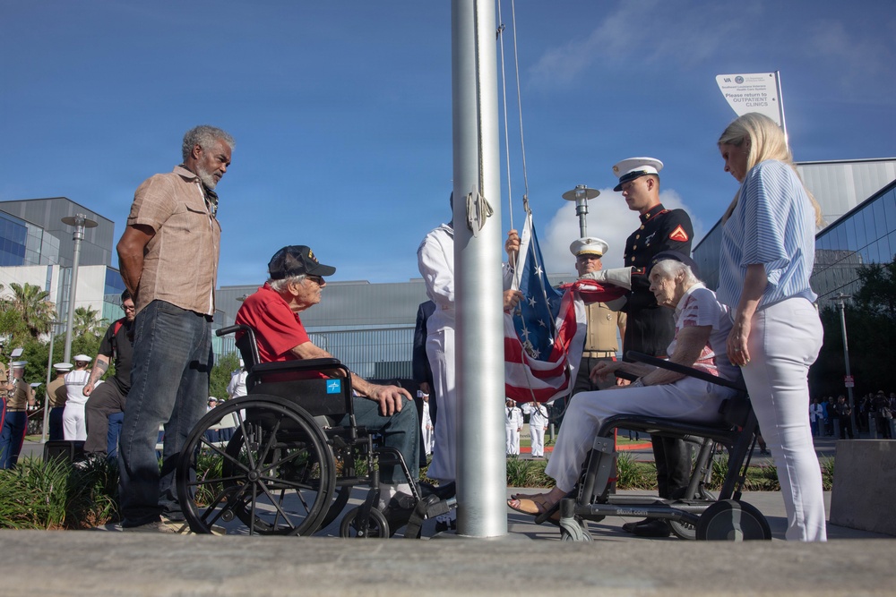 Service Members and Veterans Kickoff Sail 250 New Orleans at the Veterans Affairs Hospital
