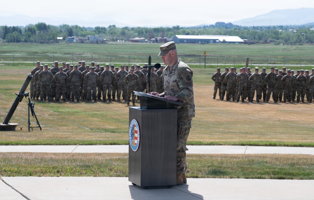 Montana National Guard marks historic 163rd transformation ceremony