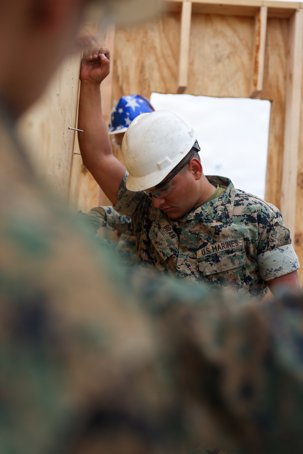 I Marine Expeditionary Force Support Battalion assembles storage shed