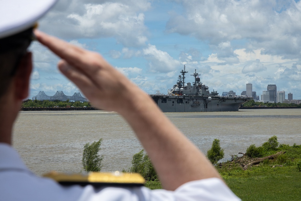 USS Kearsarge Passing of Honors