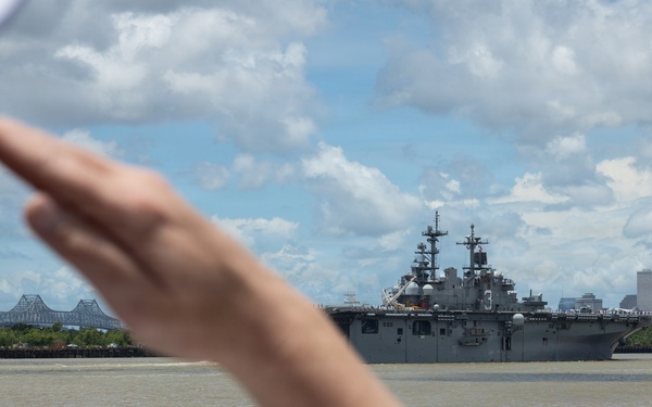 USS Kearsarge Passing of Honors