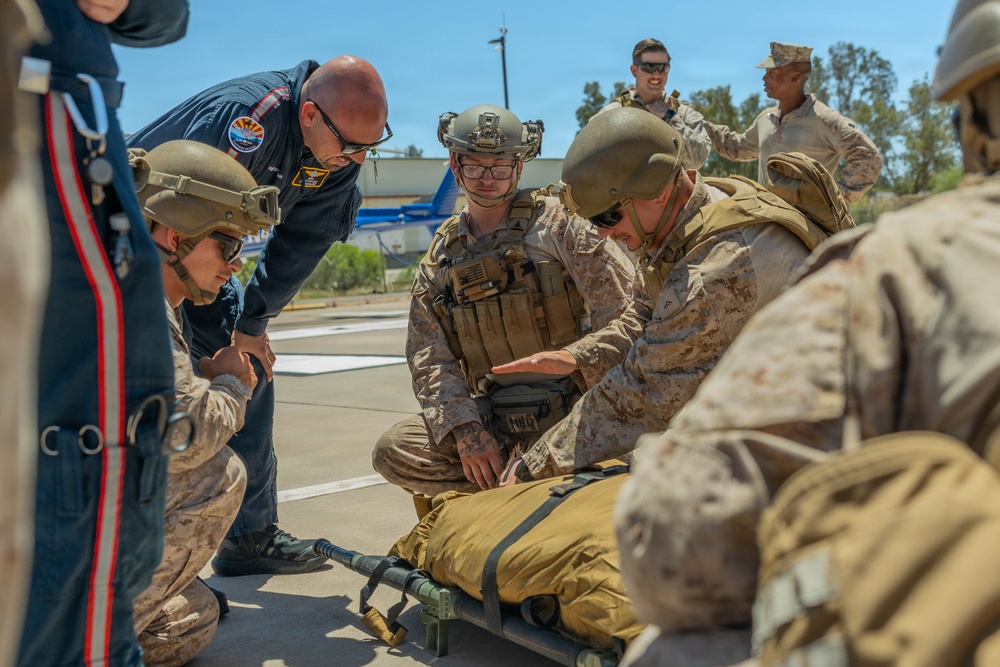 JTF-SB service members train on medevac procedures in Nogales