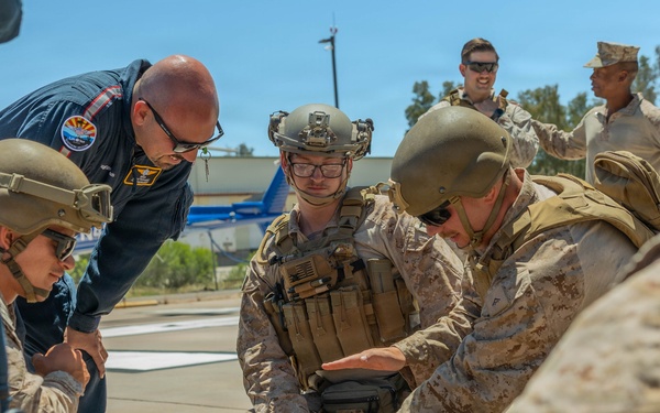 JTF-SB service members train on medevac procedures in Nogales