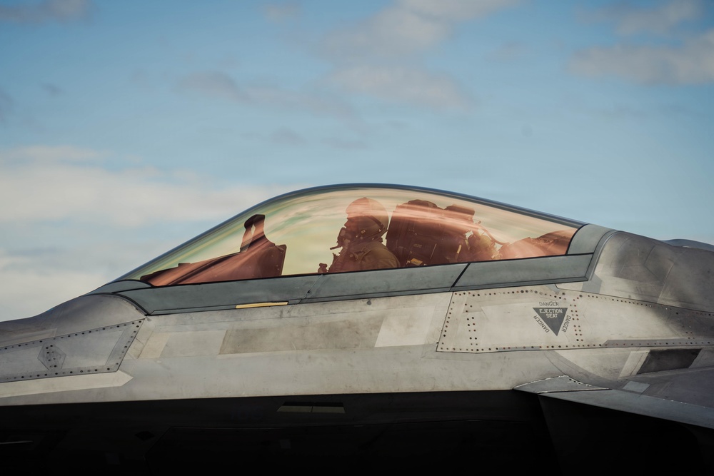 Col. Schuck's Fini Flight