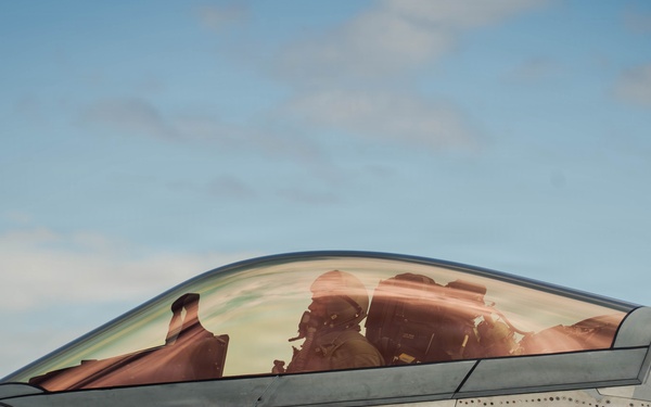 Col. Schuck's Fini Flight