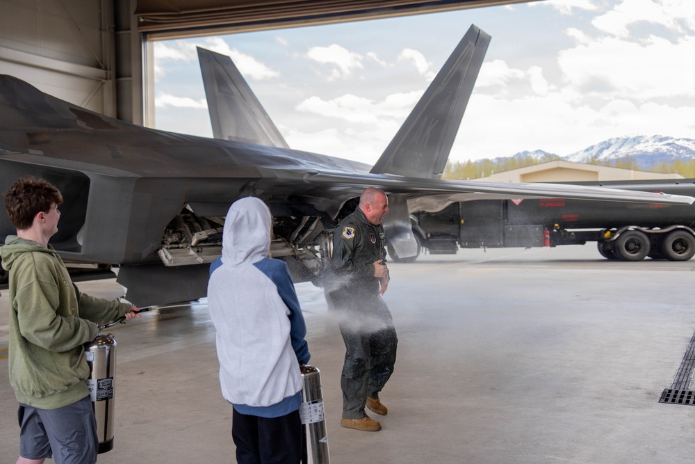 Col. Schuck's Fini Flight
