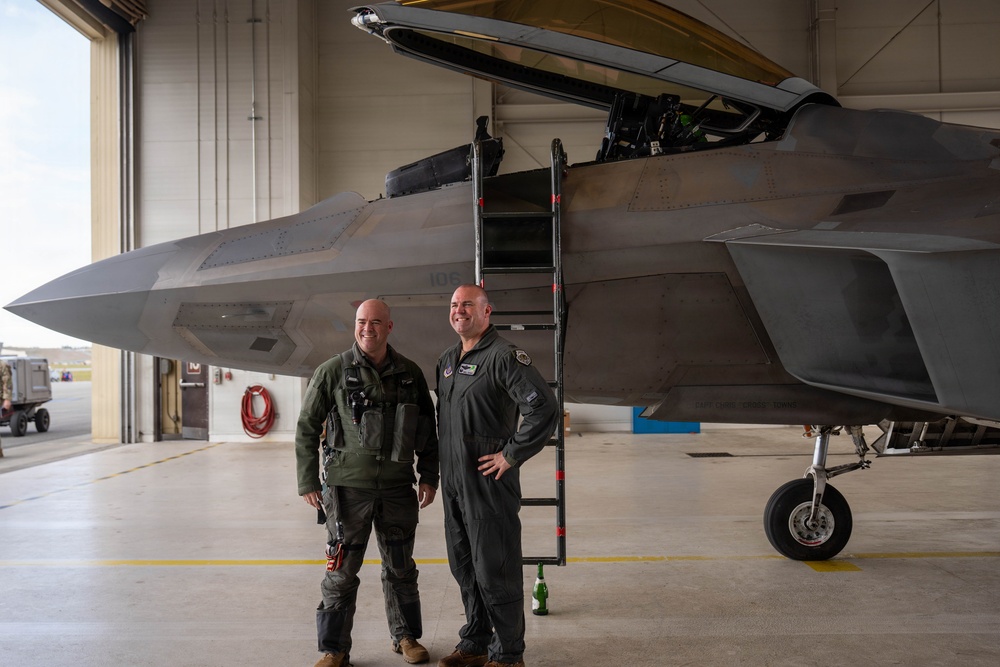 Col. Schuck's Fini Flight