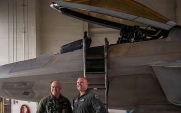 Col. Schuck's Fini Flight