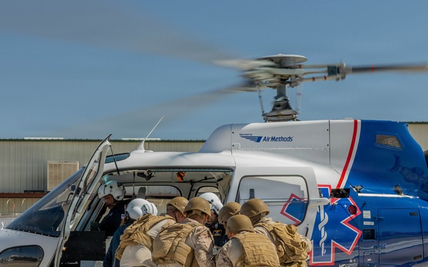 JTF-SB service members train on medevac procedures in Nogales