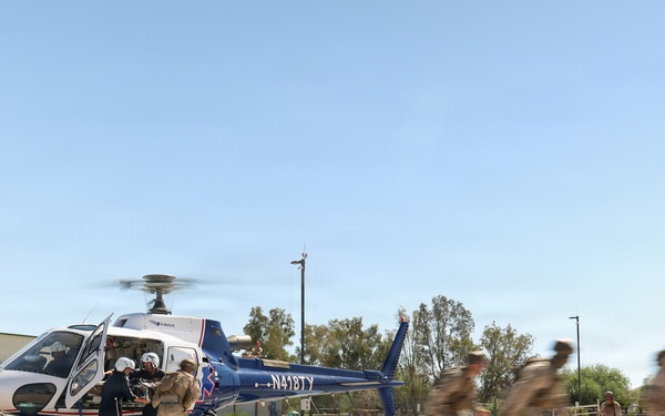 JTF-SB service members train on medevac procedures
