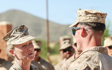 2nd Marine Logistics Group Commanding General visits JTF-SB Marines