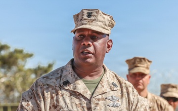 2nd Marine Logistics Group Commanding General visits JTF-SB Marines