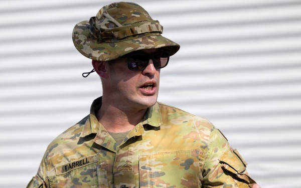 Southern Jackaroo 26: U.S. Marines, Soldiers receive mission brief from Australian Army