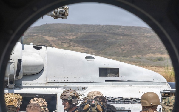 U.S. Marines with 2nd Bn., 5th Marines, conduct EOTG TRAP course