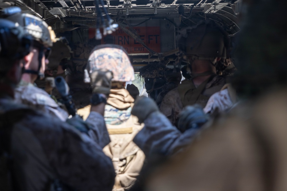 U.S. Marines with 2nd Bn., 5th Marines, conduct EOTG TRAP course