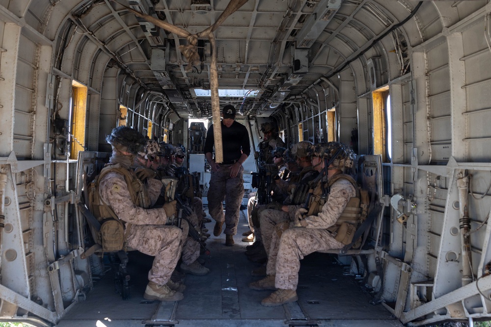 U.S. Marines with 2nd Bn., 5th Marines, conduct EOTG TRAP course
