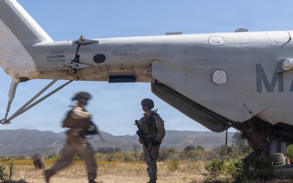 U.S. Marines with 2nd Bn., 5th Marines, conduct EOTG TRAP course