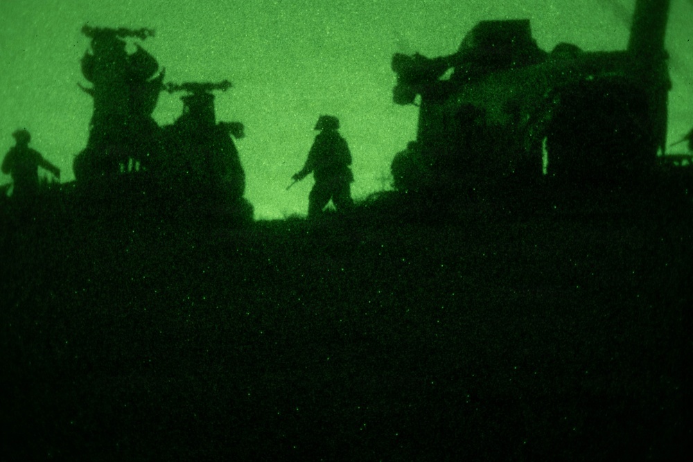 U.S. Marines with 2nd Bn., 5th Marines, conduct EOTG TRAP course