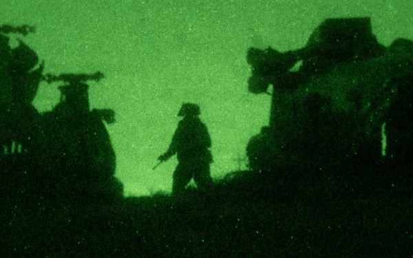 U.S. Marines with 2nd Bn., 5th Marines, conduct EOTG TRAP course