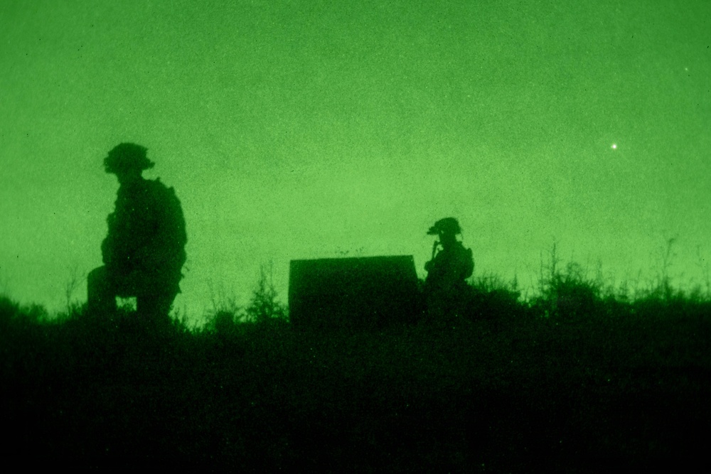 U.S. Marines with 2nd Bn., 5th Marines, conduct EOTG TRAP course
