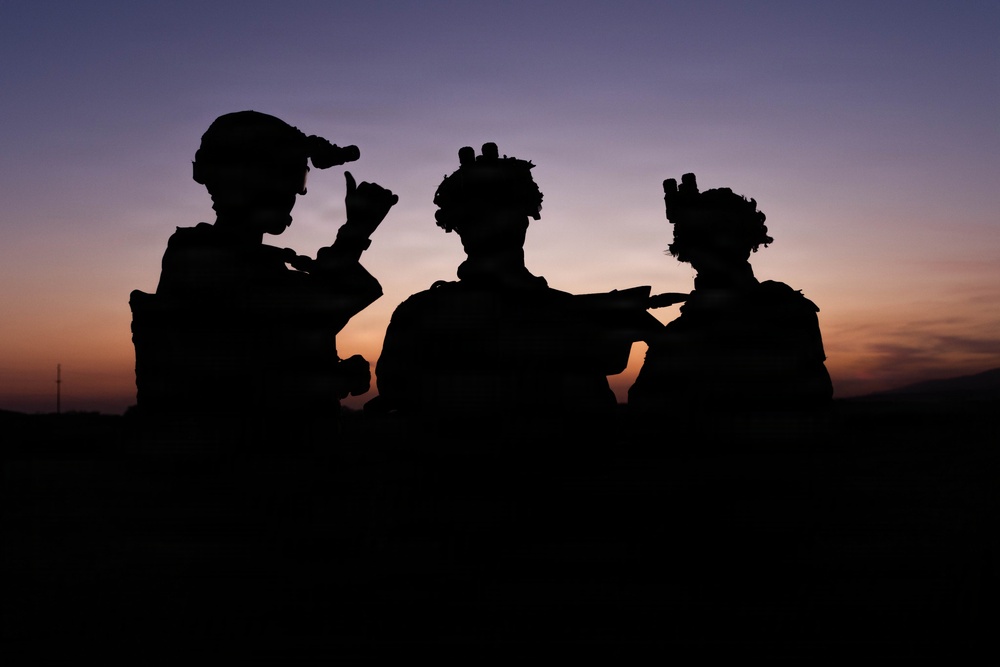U.S. Marines with 2nd Bn., 5th Marines, conduct EOTG TRAP course