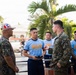U.S. Marines and Philippine service members participate in Basketball Friendship Games