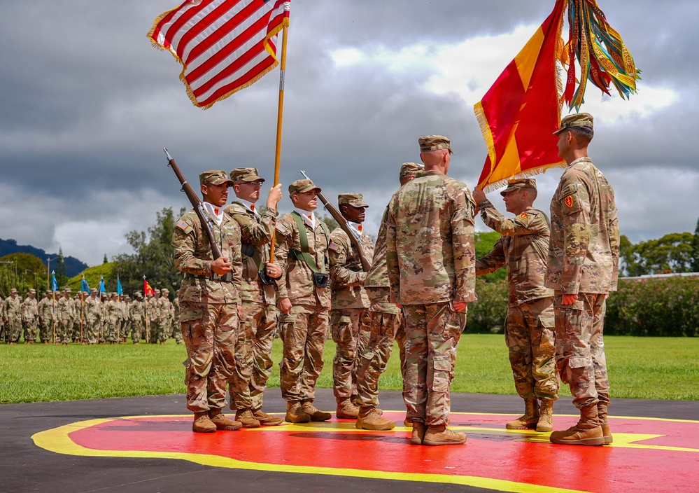 Col. Daniel J. Von Benken, 25th ID Artillery Commander, Change of Responsibility