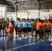 U.S. Marines and Philippine service members participate in Basketball Friendship Games